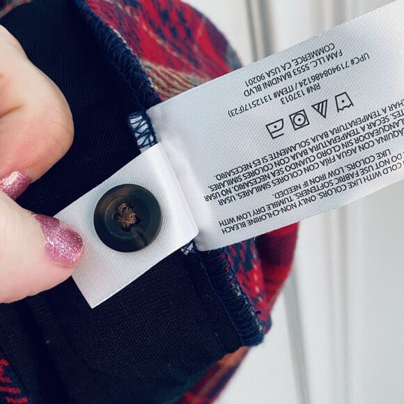 ORVIS FLANNEL SHIRT JACKET Mens XXL Red Gray Plaid Big Bear Jac Shacket Jacshirt - Picture 5 of 7